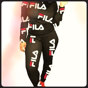 Fila sweat suit
